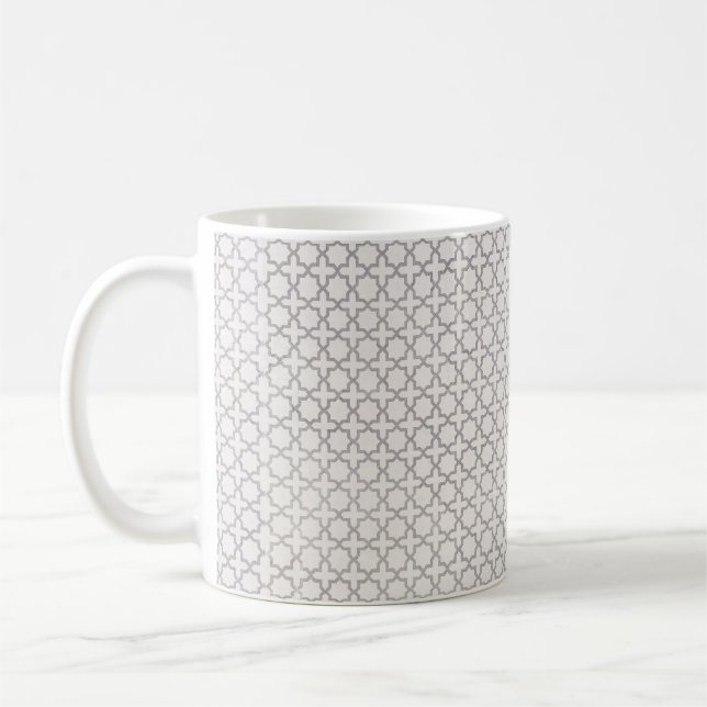 Caneca De Café Ornamento Arabe Elegante (Esquerda)