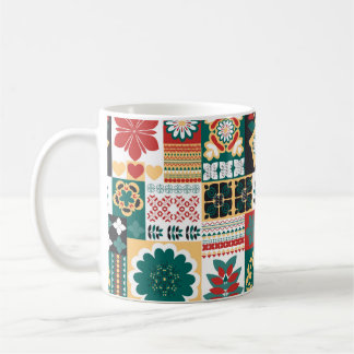 Caneca De Café Ornamento, disposição geométrica dos elementos, c