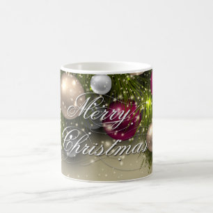 Caneca De Café Ornamento do feriado do Natal - multi