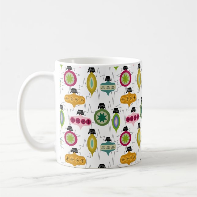 Caneca De Café Ornamentos atômicos Mug (Esquerda)