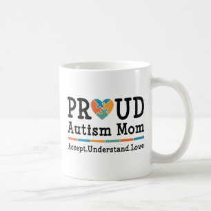 Caneca De Café Ororgulhoso Autismo Mãe
