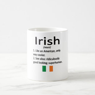 Caneca De Café Orotas irlandesas orgulhosas Irlanda Bandeira Patr