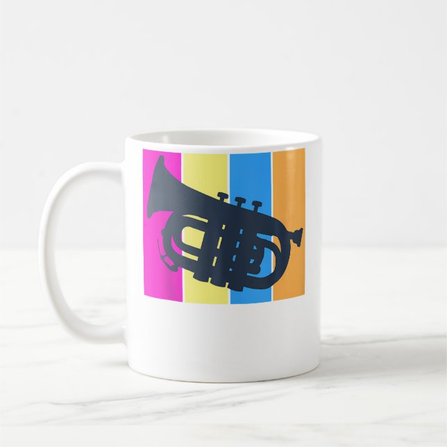 Caneca De Café Orquestra de Marcha de Mellofone Metais (Esquerda)