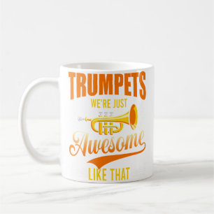 Caneca De Café Orquestra de Ritmo Musical Trumpets We'Re Just Awe