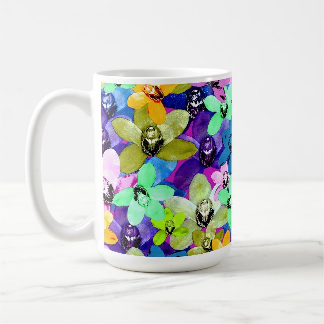 Caneca De Café Orquídea, (Esquerda)