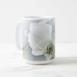 Caneca De Café Orquídea de Phaleonopsis Branca