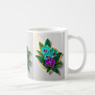 Caneca De Café Orquídea Noites no Jardim Botânico de Nova York