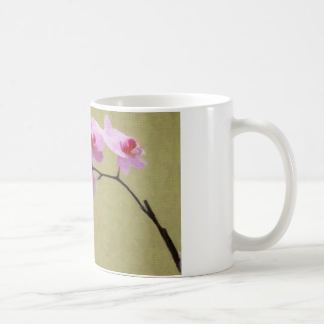 Caneca De Café Orquídea Phalaenopse (Direita)