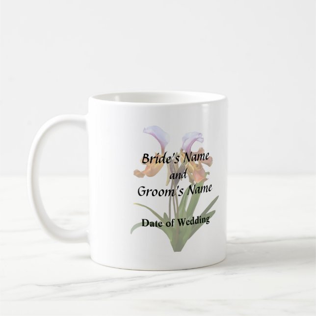 Caneca De Café Orquídeas Paphiopedilum Interligadas (Esquerda)