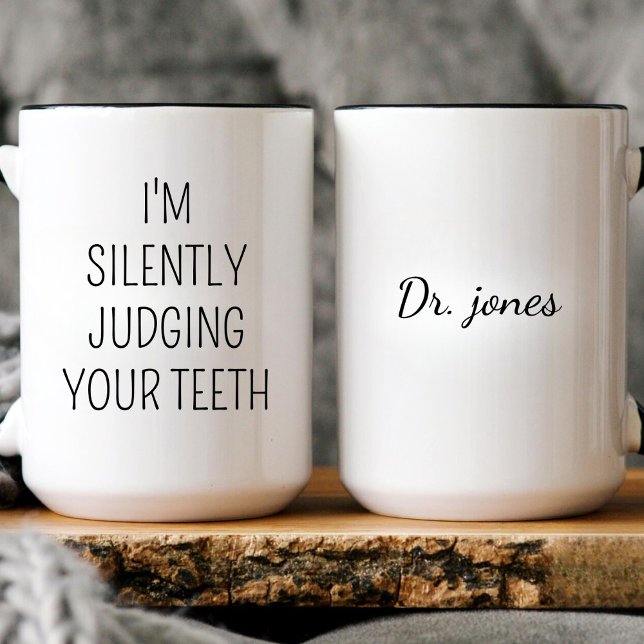 Caneca De Café Orthodontist Dentist Dental Hygienist Assistant (Criador carregado)