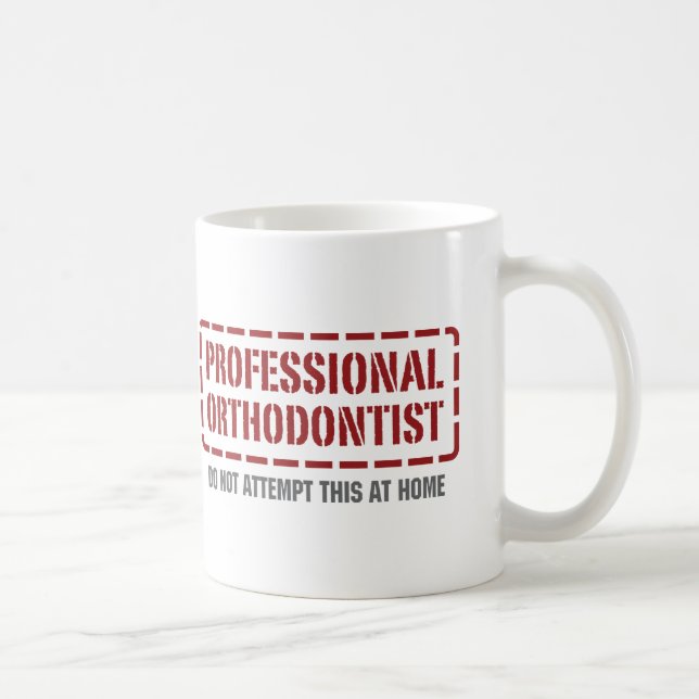 Caneca De Café Orthodontist profissional (Direita)
