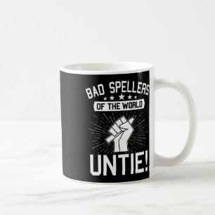 Caneca De Café Ortografia Do Mundo Une Dislexia Dislexia Awar