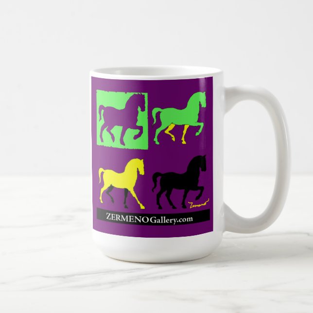Caneca De Café Os "4 cavalos " de Zermeno (Direita)