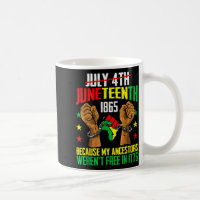 Os ancestrais não estavam em 1776 juneteenth 1865
