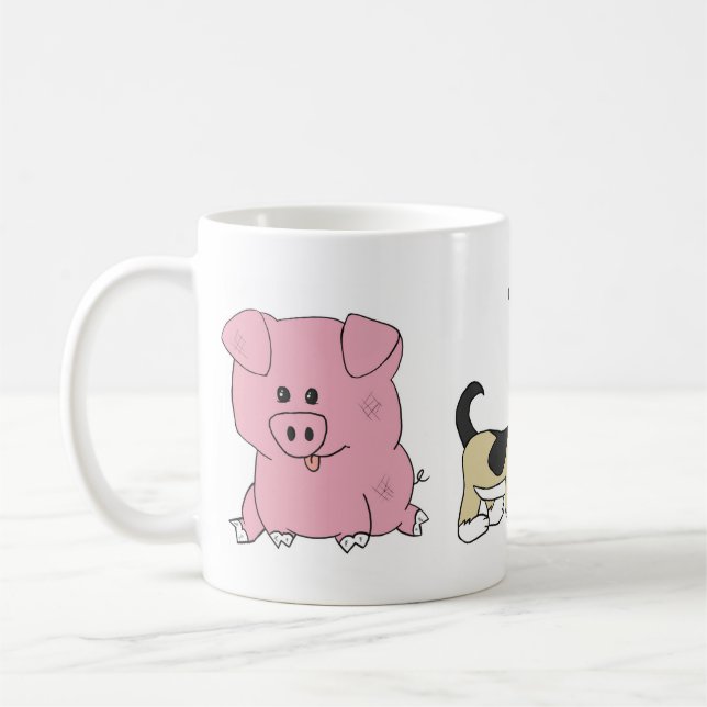Caneca De Café Os animais (Esquerda)