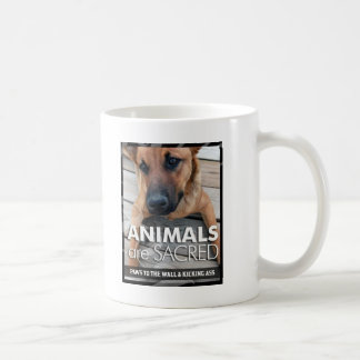 Caneca De Café Os animais são sagrados
