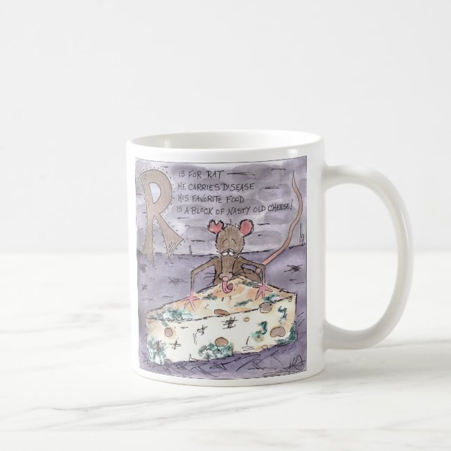 Caneca De Café Os animais Scaring me (Direita)
