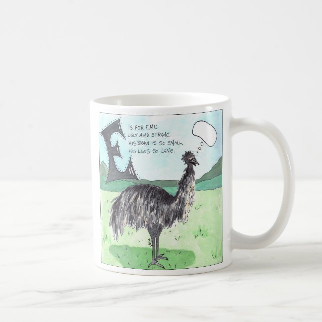 Caneca De Café Os animais Scaring me (Direita)