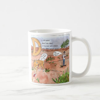 Caneca De Café Os animais Scaring me