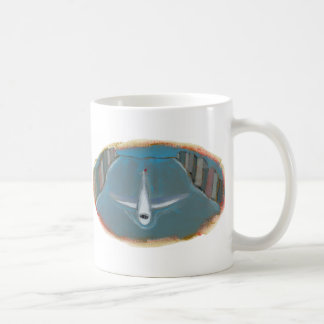Caneca De Café Os anjos, herói ajustaram-na no Hudson