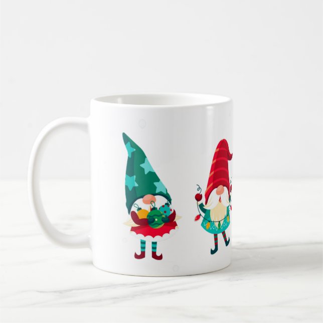Caneca De Café Os anões te desejam Feliz Natal (Esquerda)