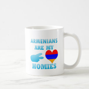 Caneca De Café Os arménios são meu Homies