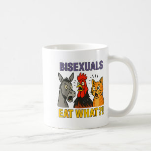 Caneca De Café Os Biúgicos Comem O Orgulho Lgbt De Gato De Galinh