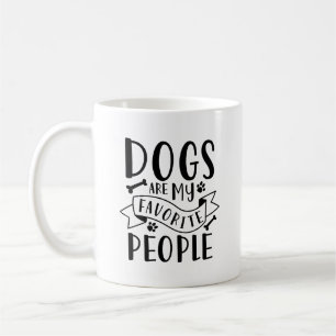 Caneca De Café Os Cães São As Minhas Pessoas Favoritas