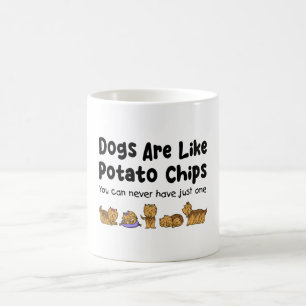 Caneca De Café Os Cães Yorki São Como Batatas Que Você Nunca Pode