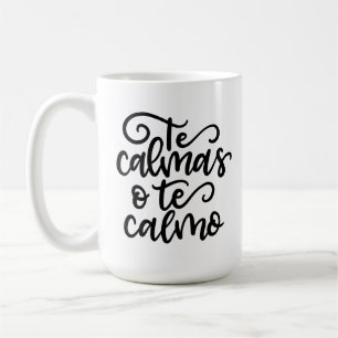Caneca De Café Os Calmas O Calmo, carta à mão