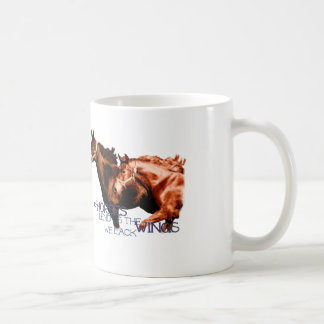Caneca De Café Os cavalos emprestam-nos as asas que nós faltamos