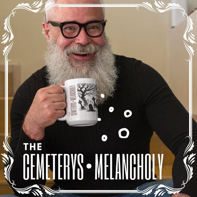 Caneca De Café Os Cemeterys Melancholy (The Cemeterys Melancholy cover from The Beekeeper Store)