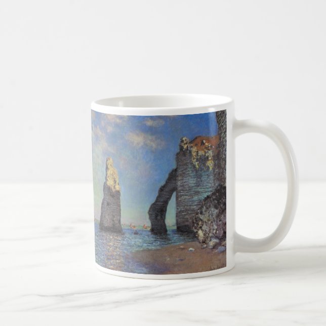 Caneca De Café Os Cliffs na Etretat (Direita)