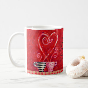 Caneca De Café Os corações dos copos de café dos namorados cit