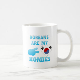 Caneca De Café Os coreanos são meu Homies