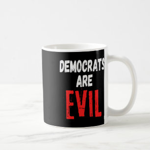 Caneca De Café Os democratas são maus