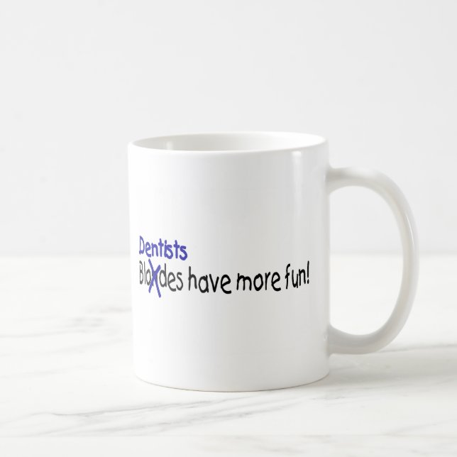 Caneca De Café Os dentistas têm mais divertimento (Direita)