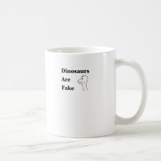 Caneca De Café Os dinossauros são falsificação