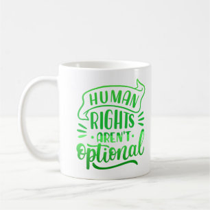 CANECA DE CAFÉ OS DIREITOS HUMANOS NÃO SÃO OPCIONAIS