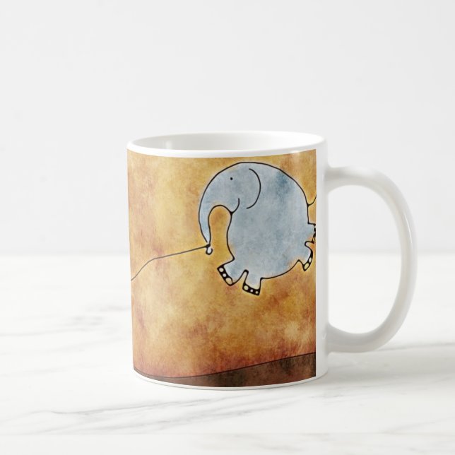 Caneca De Café Os dois e o elefante (Direita)