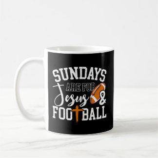 Caneca De Café Os Domingos São Para Jesus E Futebol