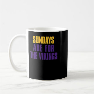 Caneca De Café Os domingos são para os vikings, Minnesota Footbal