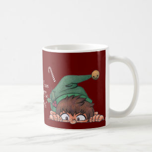 Caneca De Café Os duendes fizeram-me fazê-lo!