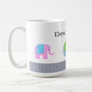 Caneca De Café Os Elefantes Indianos são Legais