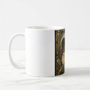 Caneca De Café Os Falcões do Leste - Falcoaria Art Nouveau