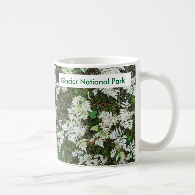 Caneca De Café Os Ferns no Glacier National Park, Montana Mug (Direita)