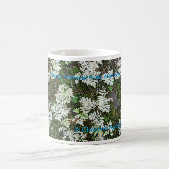 Caneca De Café Os Ferns no Glacier National Park, Montana Mug (Centro)