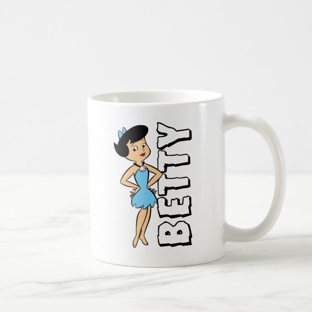 Caneca De Café Os Flintstones | Betty Rubble (Direita)