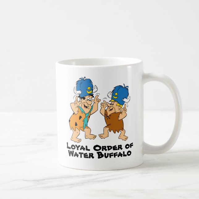 Caneca De Café Os Flintstones | Buffaroas de Água Fred e Barney (Direita)