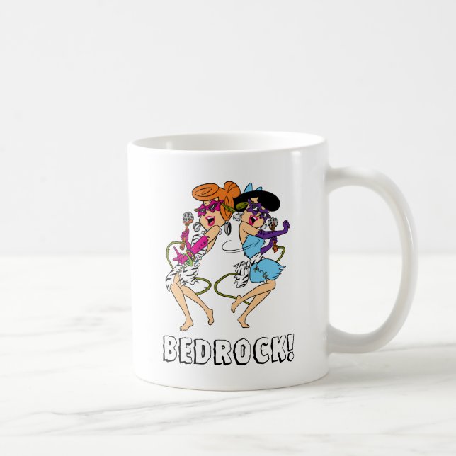 Caneca De Café Os Flintstones | Estrelas Wilma & Betty Rock (Direita)
